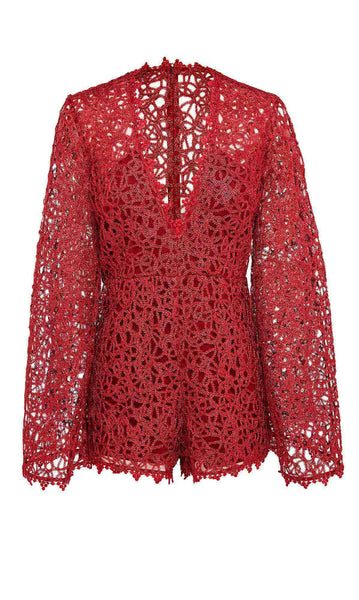 Gold Digger Playsuit- Wine