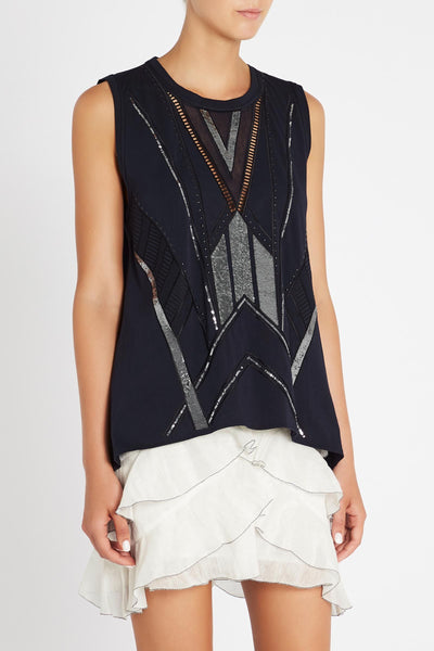 On The Horizon Tank- Navy