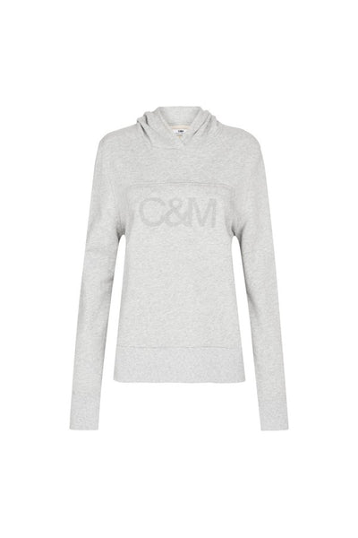 Mara Logo Hoodie- Grey Marle