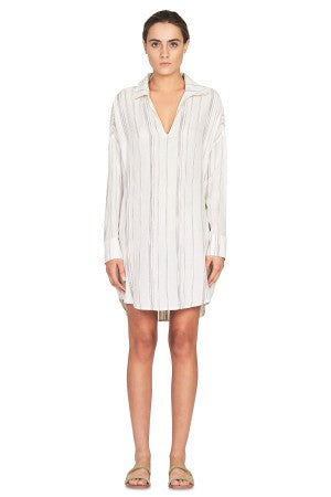 Honeywhite V Neck Dress