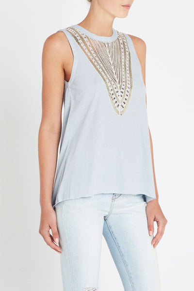 Dream Away Tank- Light Blue