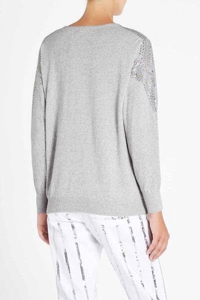 Star Friends Knit- Grey Marle