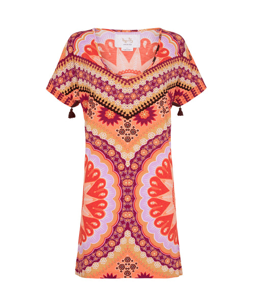 Sun Dress- Eastern Pink