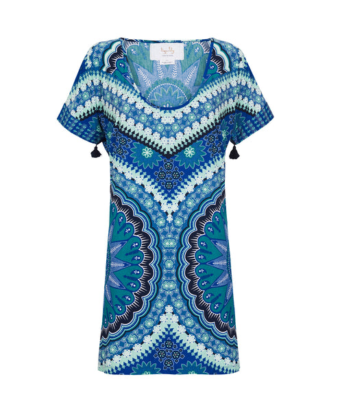 Sun Dress- Egyptian Blue