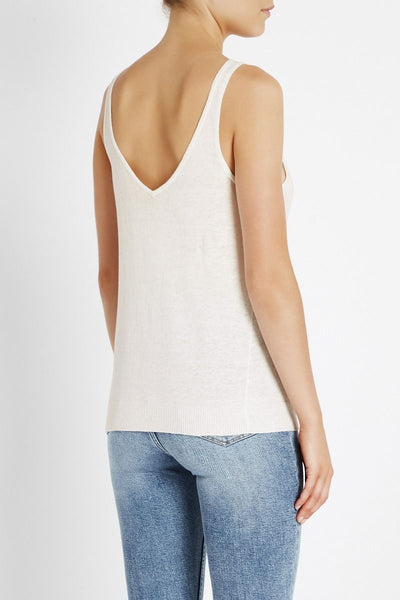 Sweet Sound Knit Tank- Ivory