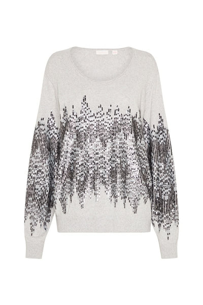 Shimmer & Shine Knit- Grey Marle