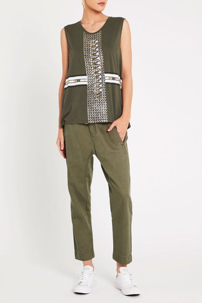 Pass By Me Pant- Olive