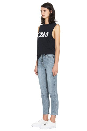 Classic Logo Tank- Black/White