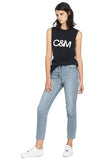 Classic Logo Tank- Black/White