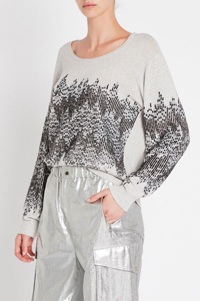 Shimmer & Shine Knit- Grey Marle