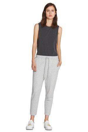 Mara Fleece Pant- Grey Marle