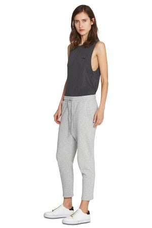 Mara Fleece Pant- Grey Marle