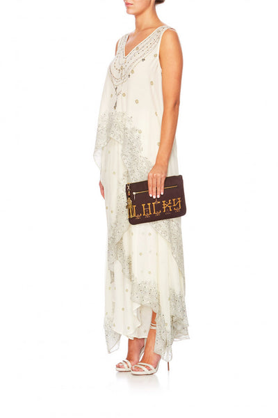 Small Canvas Clutch- Lucky Stars