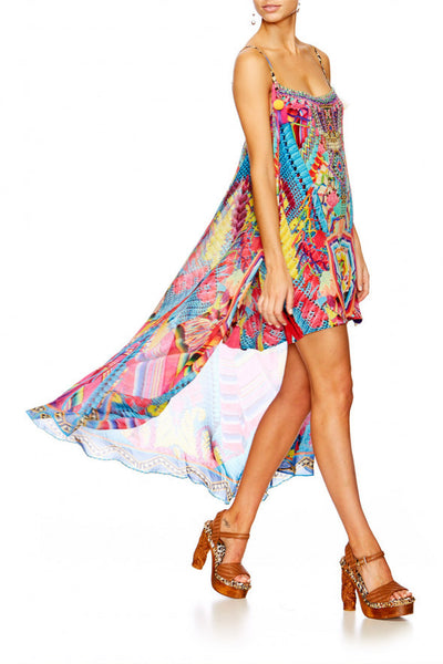 Mini Dress W/ Long Overlay- Ms Mochilla