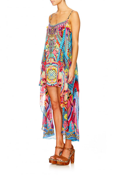 Mini Dress W/ Long Overlay- Ms Mochilla