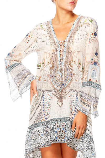 Short Dress W/ High Low Hem- Breakfast W/ Silvia