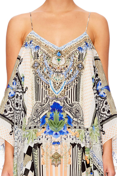 Shoestring Strap Kaftan- Salvador Secrets