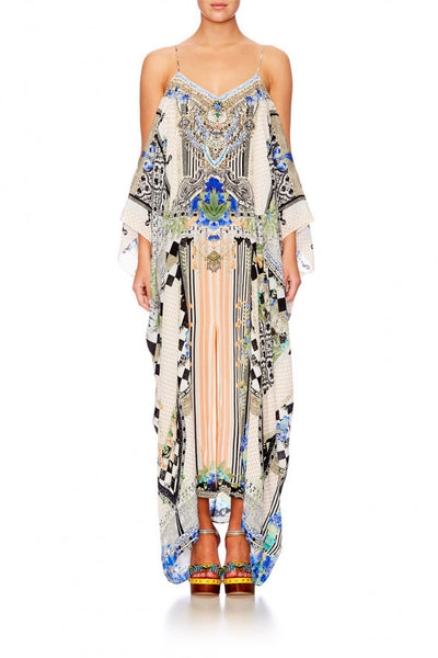 Shoestring Strap Kaftan- Salvador Secrets