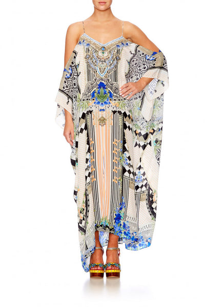 Shoestring Strap Kaftan- Salvador Secrets