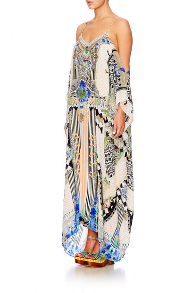 Shoestring Strap Kaftan- Salvador Secrets