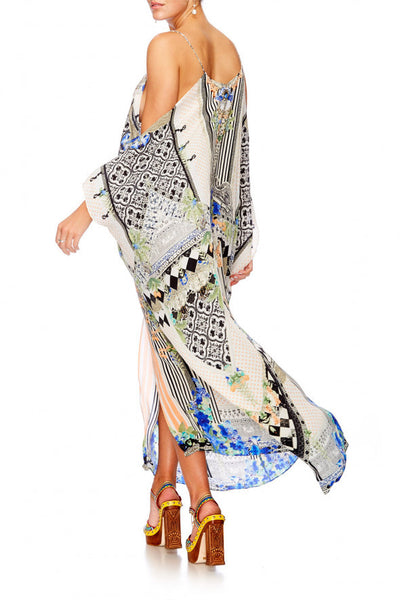 Shoestring Strap Kaftan- Salvador Secrets