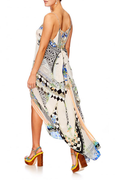 Shoestring Strap Kaftan- Salvador Secrets
