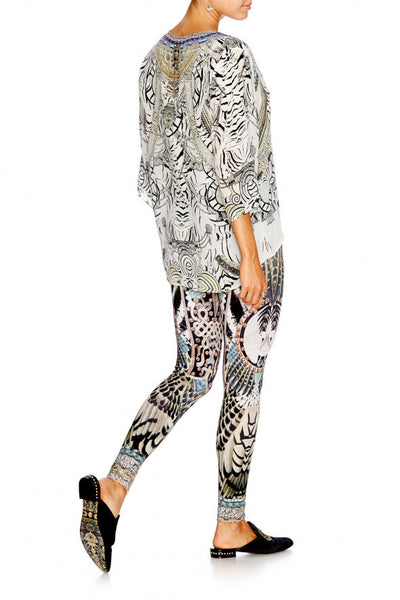 V Neck Oversized Blouse- Wild Belle