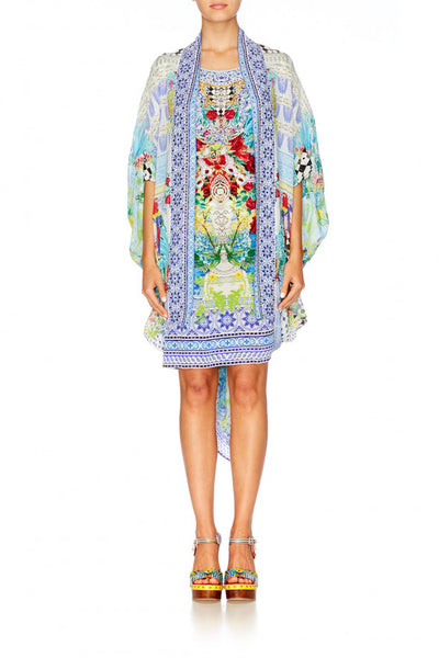Open Front Cardi Cape- Masking Madness