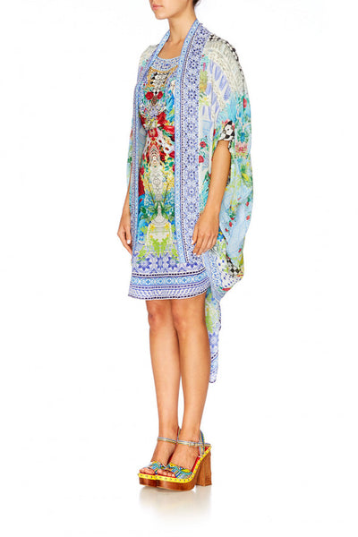 Open Front Cardi Cape- Masking Madness
