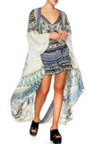 Long Sleeve Long Cape- Weave On