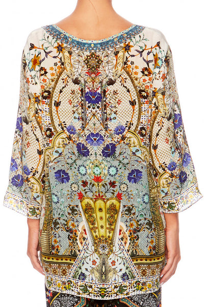 V-Neck Oversized Blouse- The Butterfly Effect