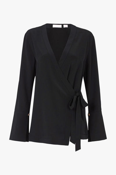 Silk Tales Top- Black