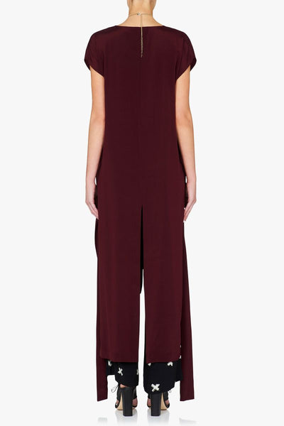 Silver Airways Top- Ox Blood