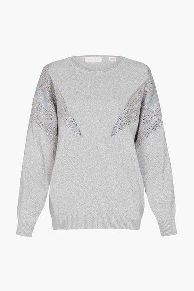 Star Friends Knit- Grey Marle