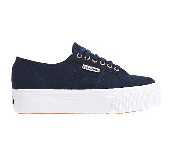 2730 Suede Cotu Platform- Navy