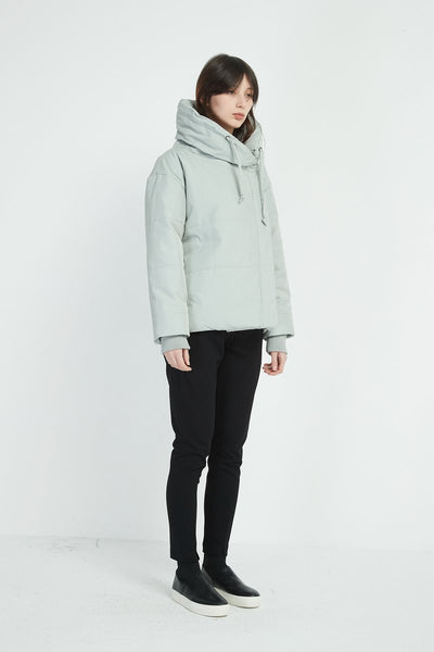 Big Collar Jacket- Mineral Grey