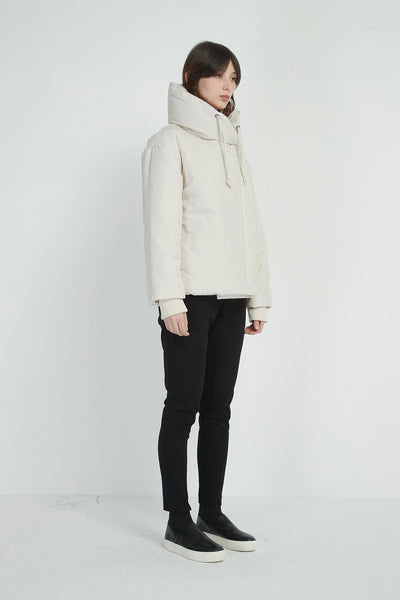Big Collar Jacket- Bone