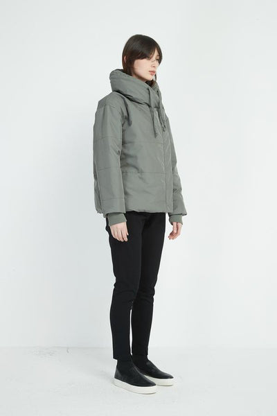 Big Collar Jacket- Steel