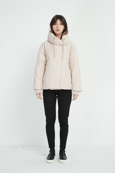 Big Collar Jacket- Blush