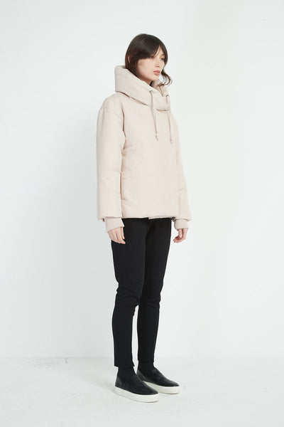Big Collar Jacket- Blush
