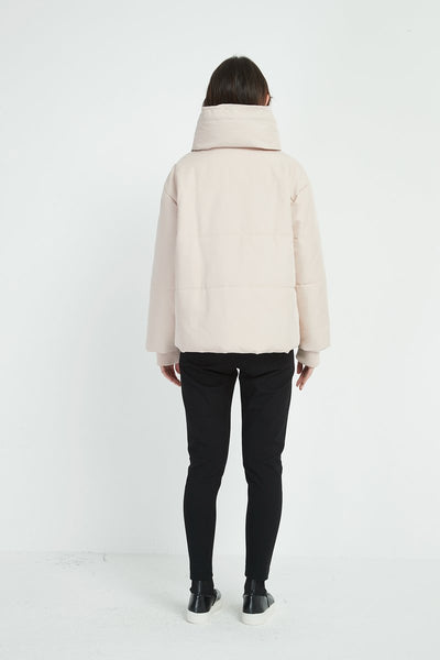 Big Collar Jacket- Blush