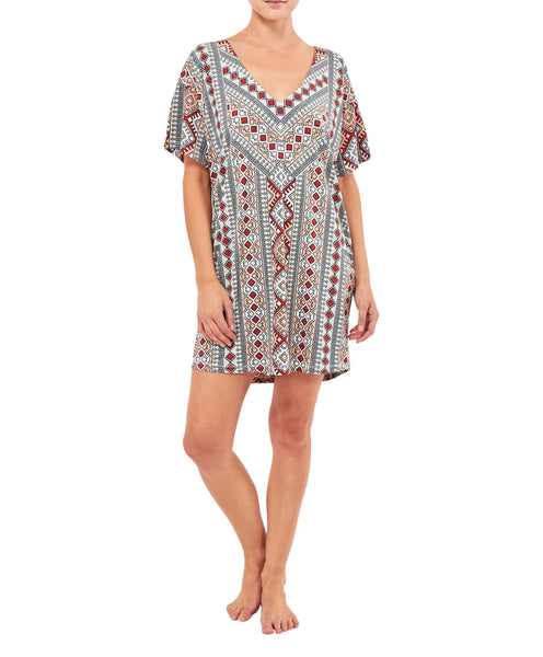 Vervou Dress- Terracotta