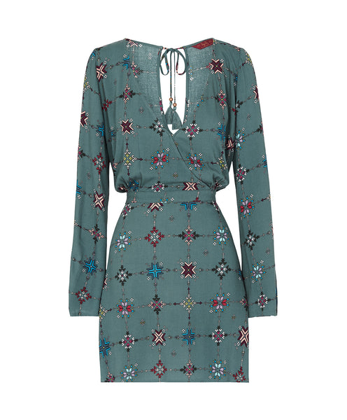 Tambour Dress- Olive