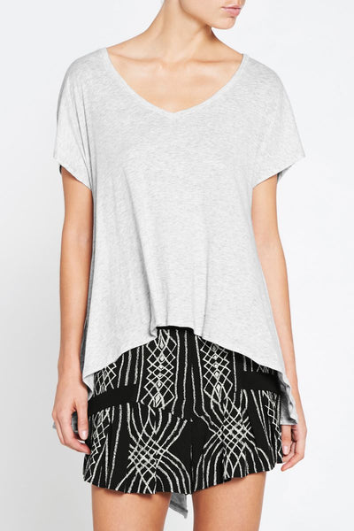 This Vivacious Heart Tee- Grey
