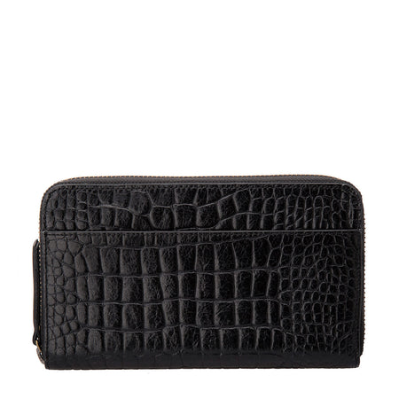 Fixation Wallet- Black Croc