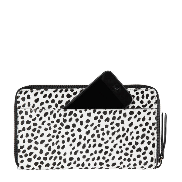 Deliah Wallet- Snow Cheetah