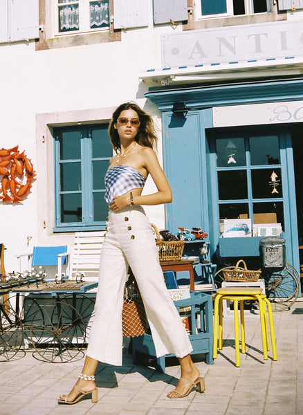 Adita Pants- Plain Cream Pants