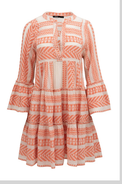 Short Ella Dress- Salmon