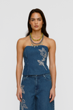 Wynn Denim Bustier