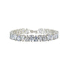 Eleganza Silver Tennis Bracelet with white zirconia